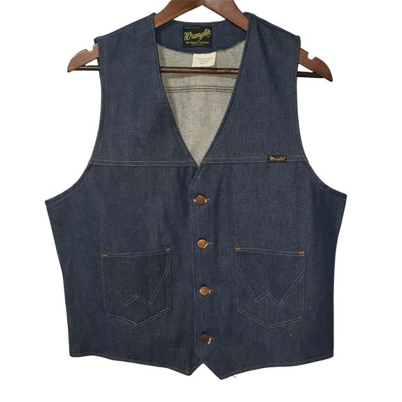 Wrangler Other - Vintage Wrangler No Fault Denim Jean Jacket Men's Size Large